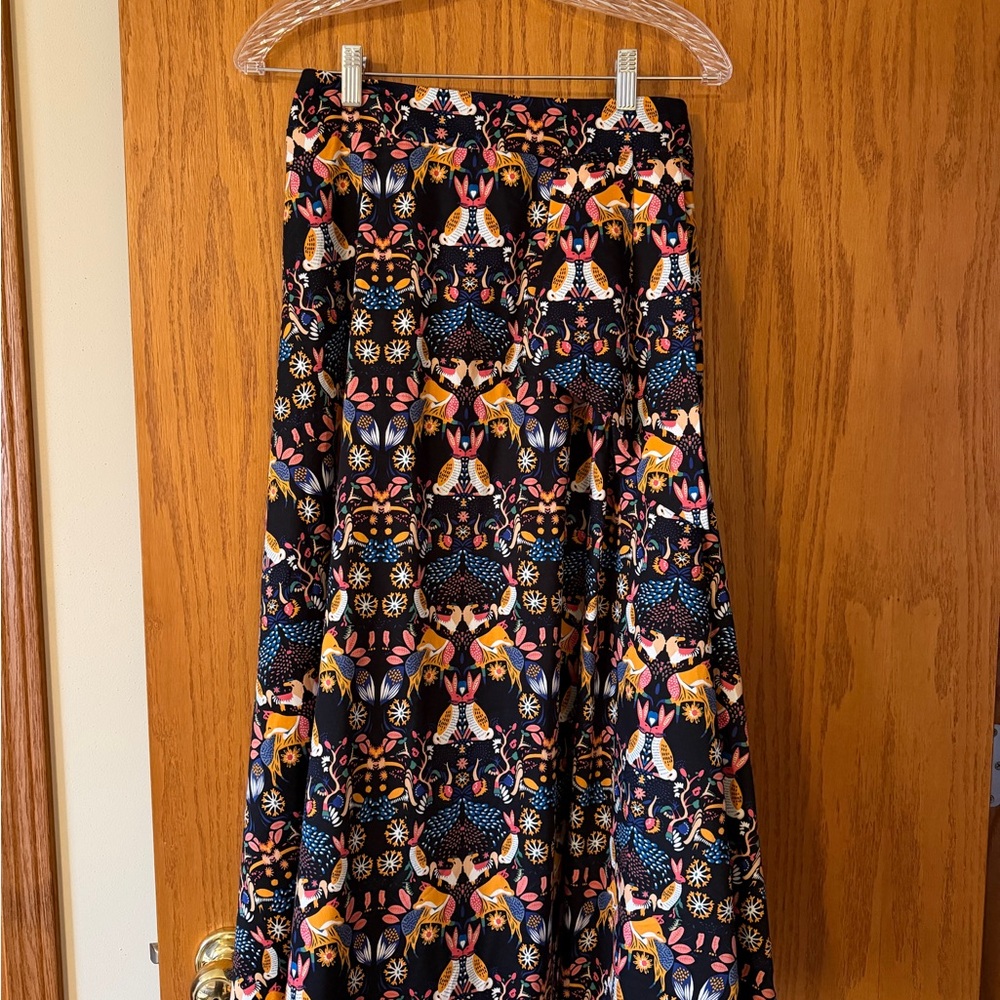 Eva Franco Multicolor A-Line Skirt